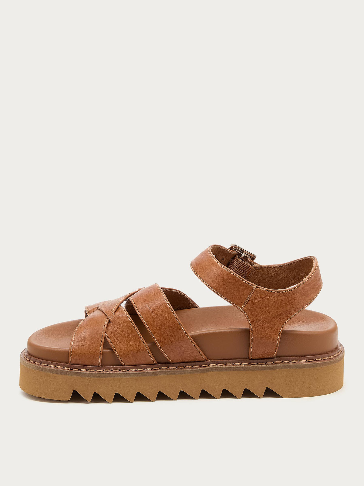 Kova Tan Platform Sandals
