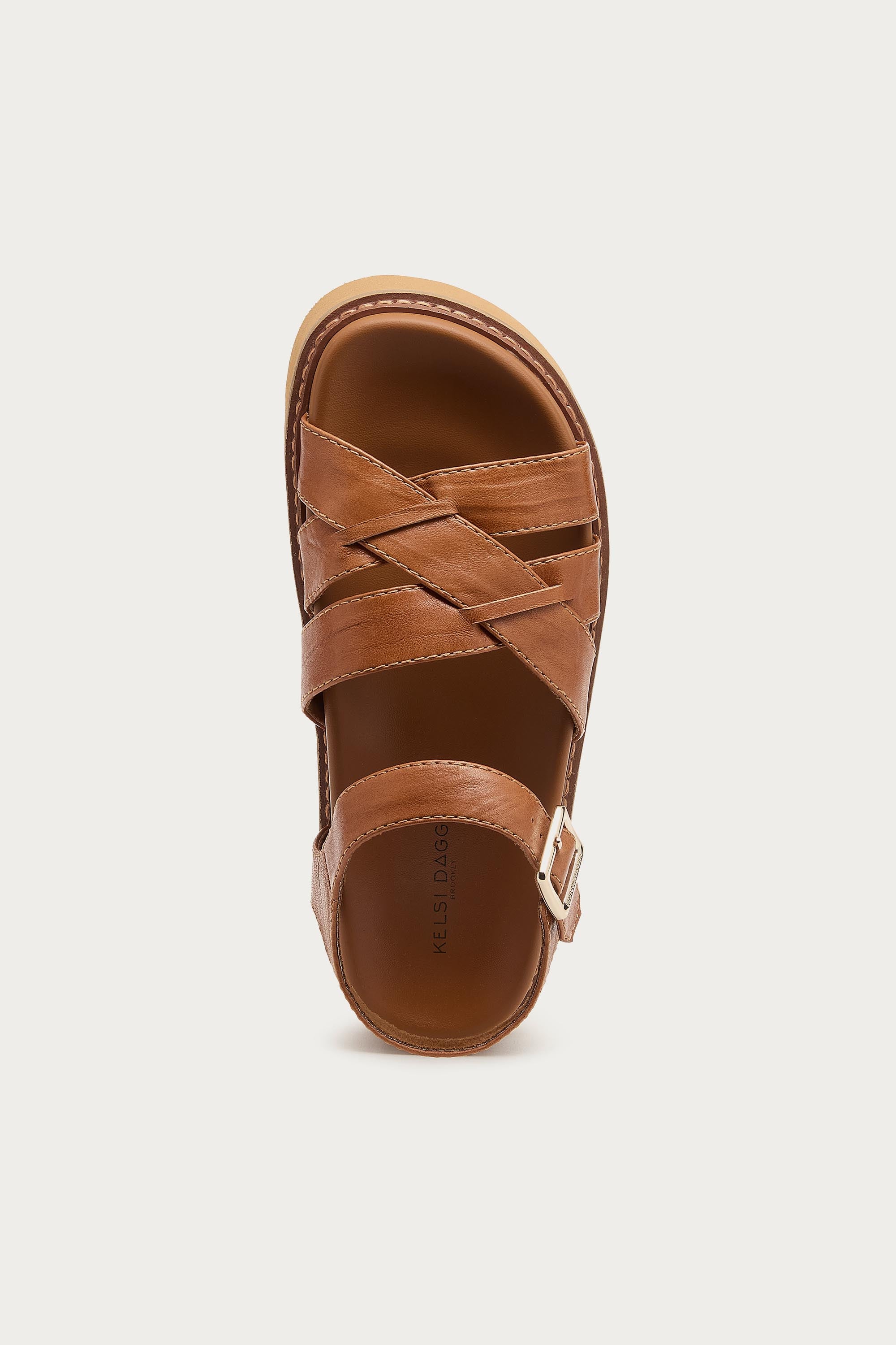 Kova Tan Platform Sandals