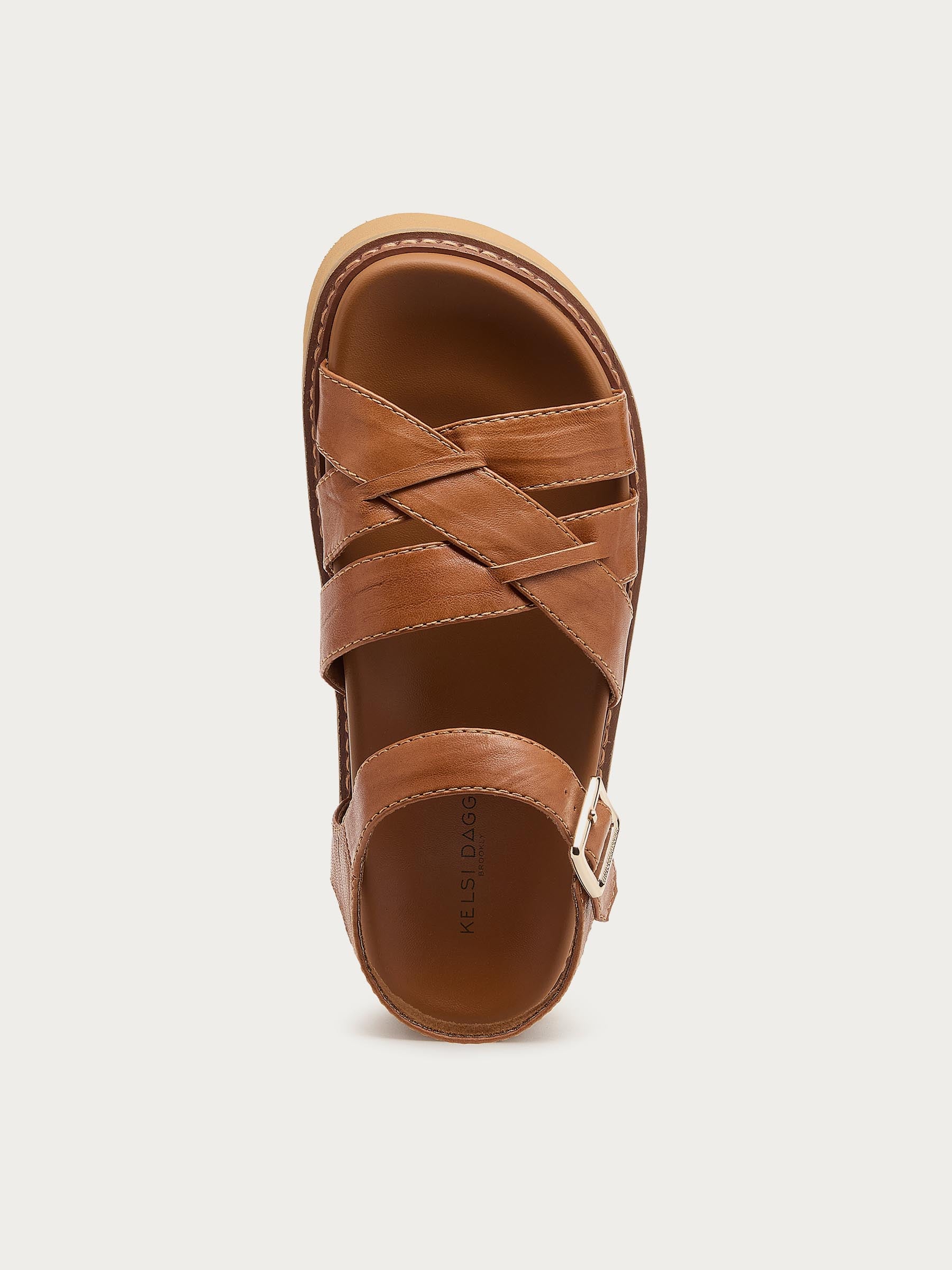 Kova Tan Platform Sandals