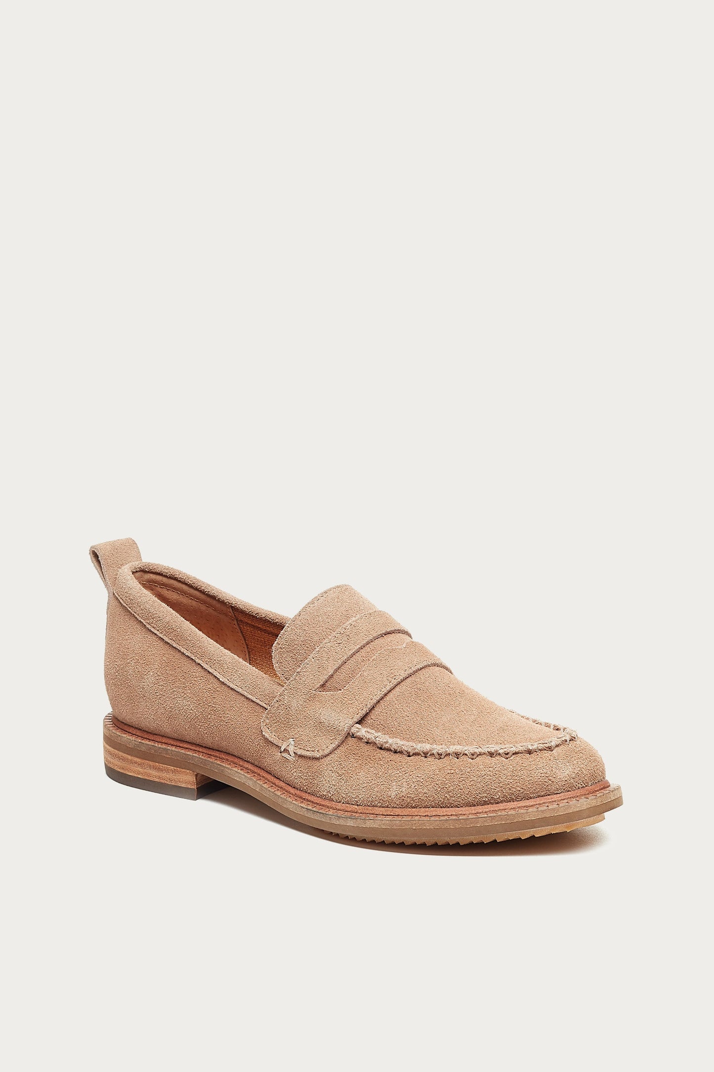 Lens Almond Suede Loafers
