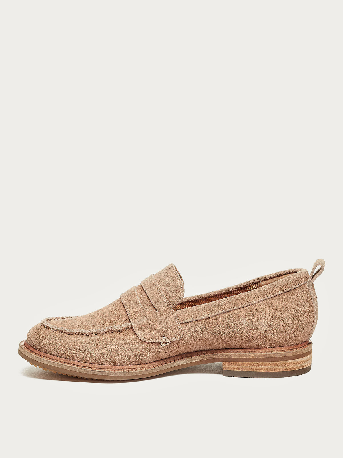 Lens Almond Suede Loafers
