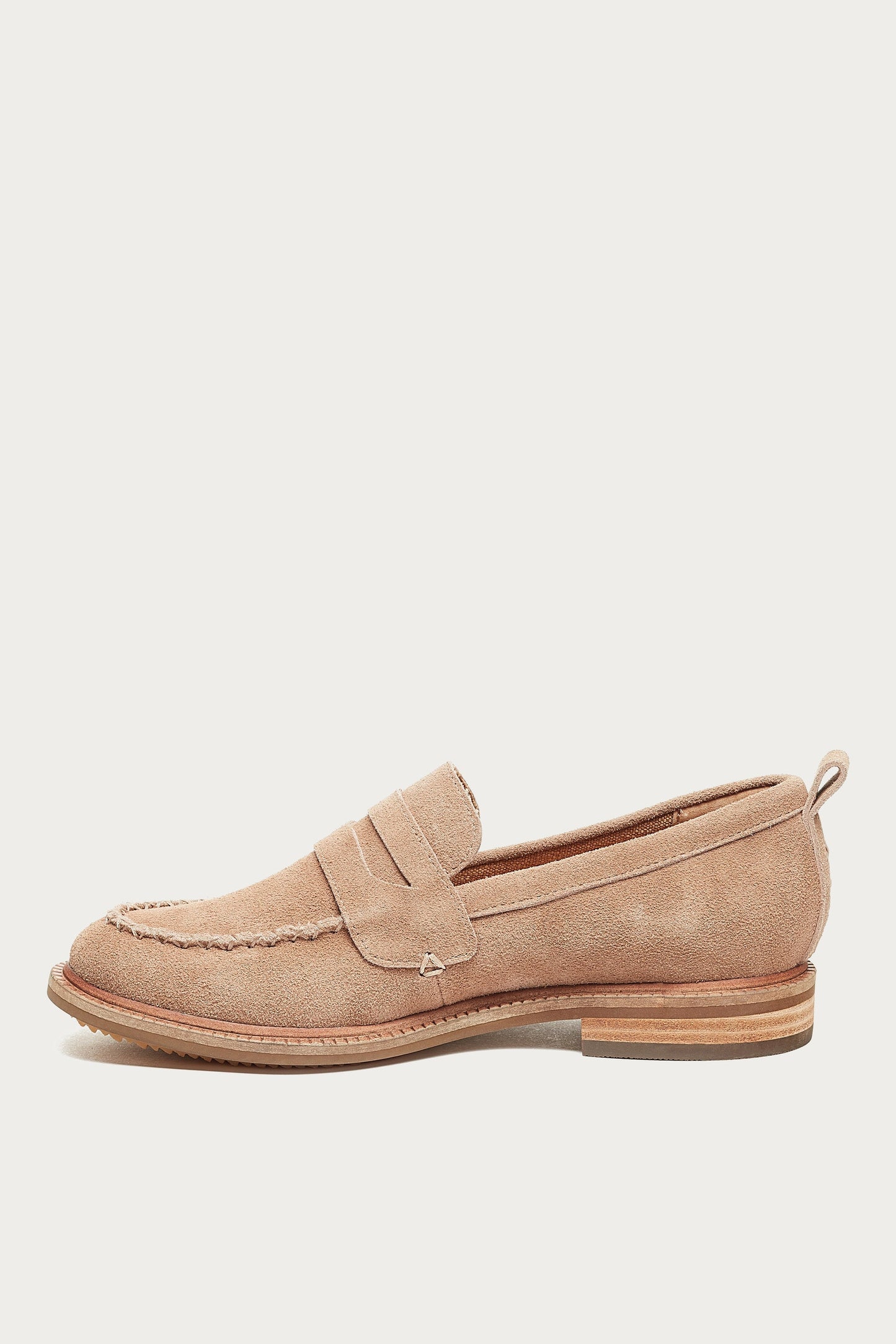 Lens Almond Suede Loafers
