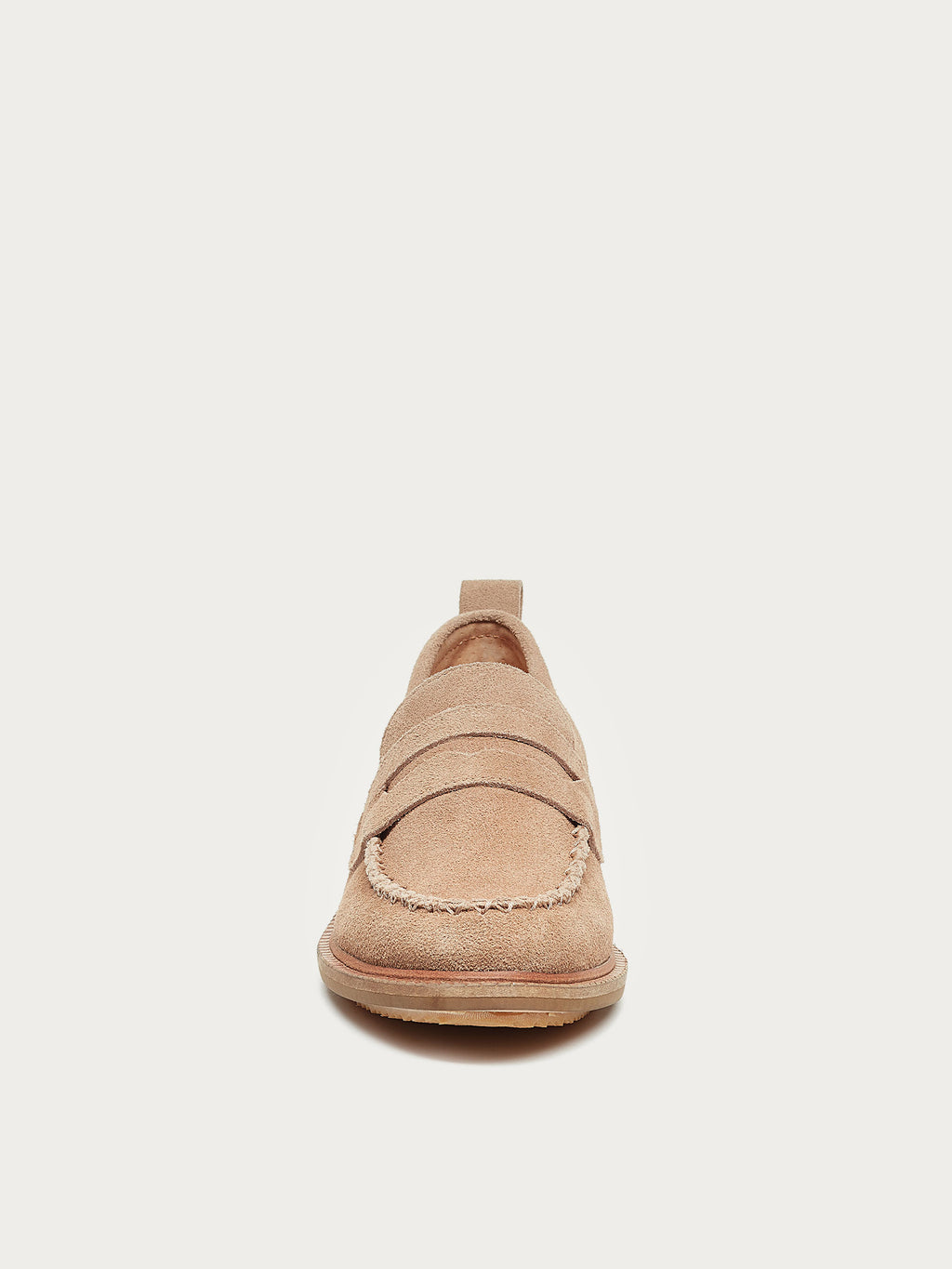Lens Almond Suede Loafers