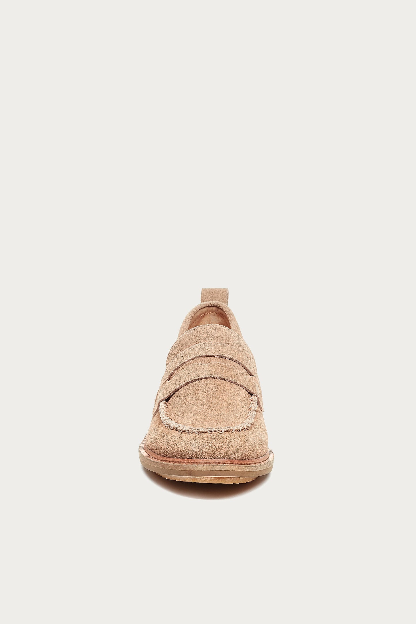 Lens Almond Suede Loafers