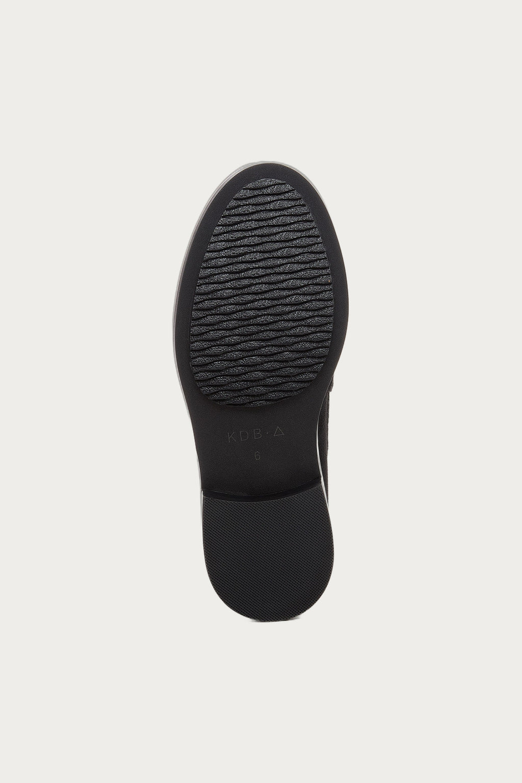 Lens All Black Suede Loafer