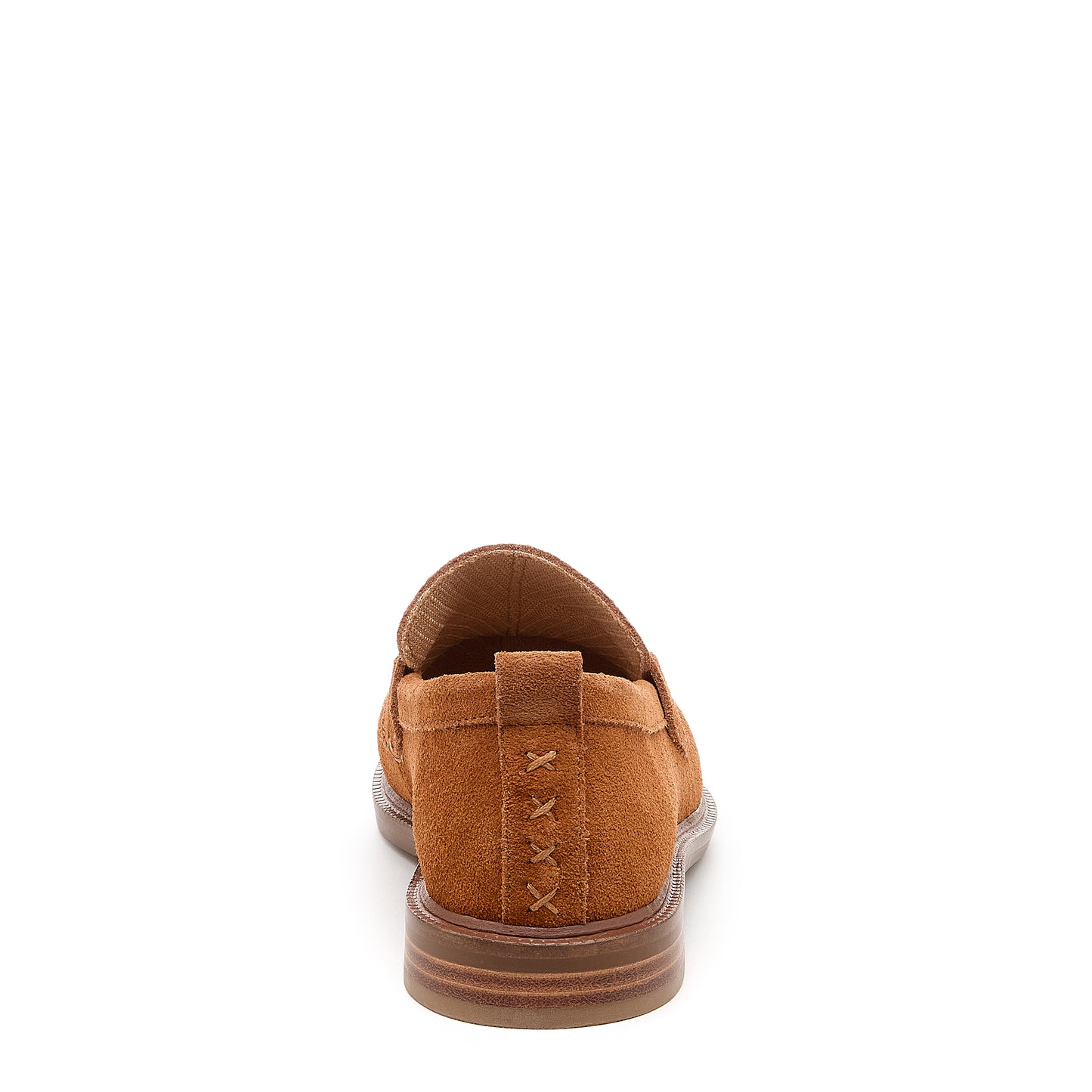 Lens Burnt Cognac Suede Loafers