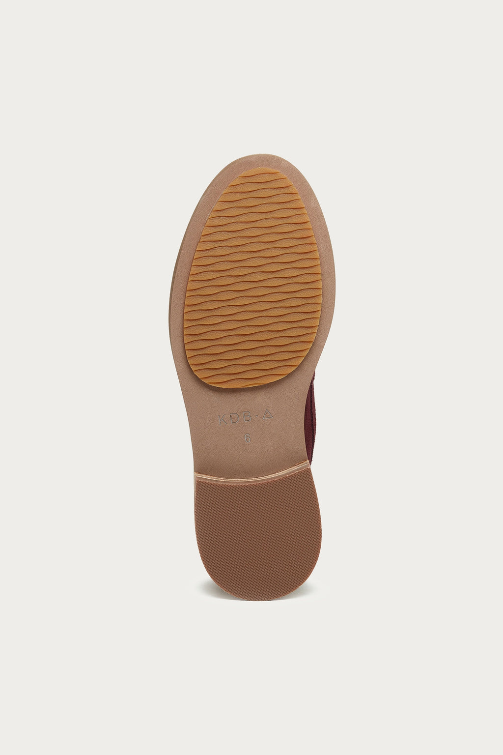 Lens Garnet Suede Loafers