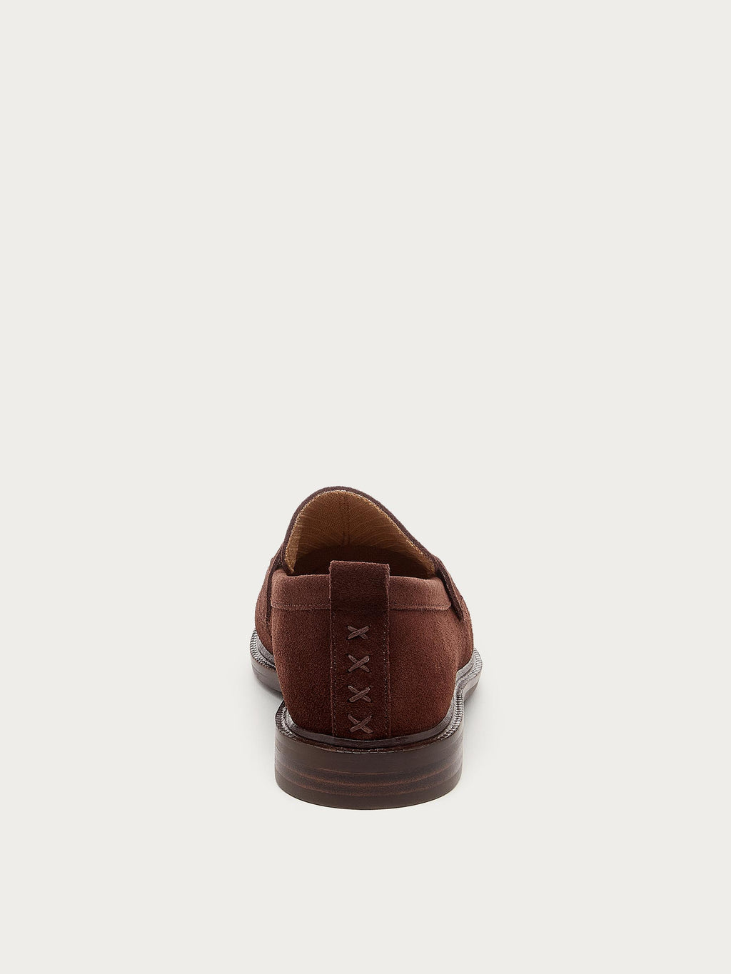Lens Warm Brown Suede Loafer