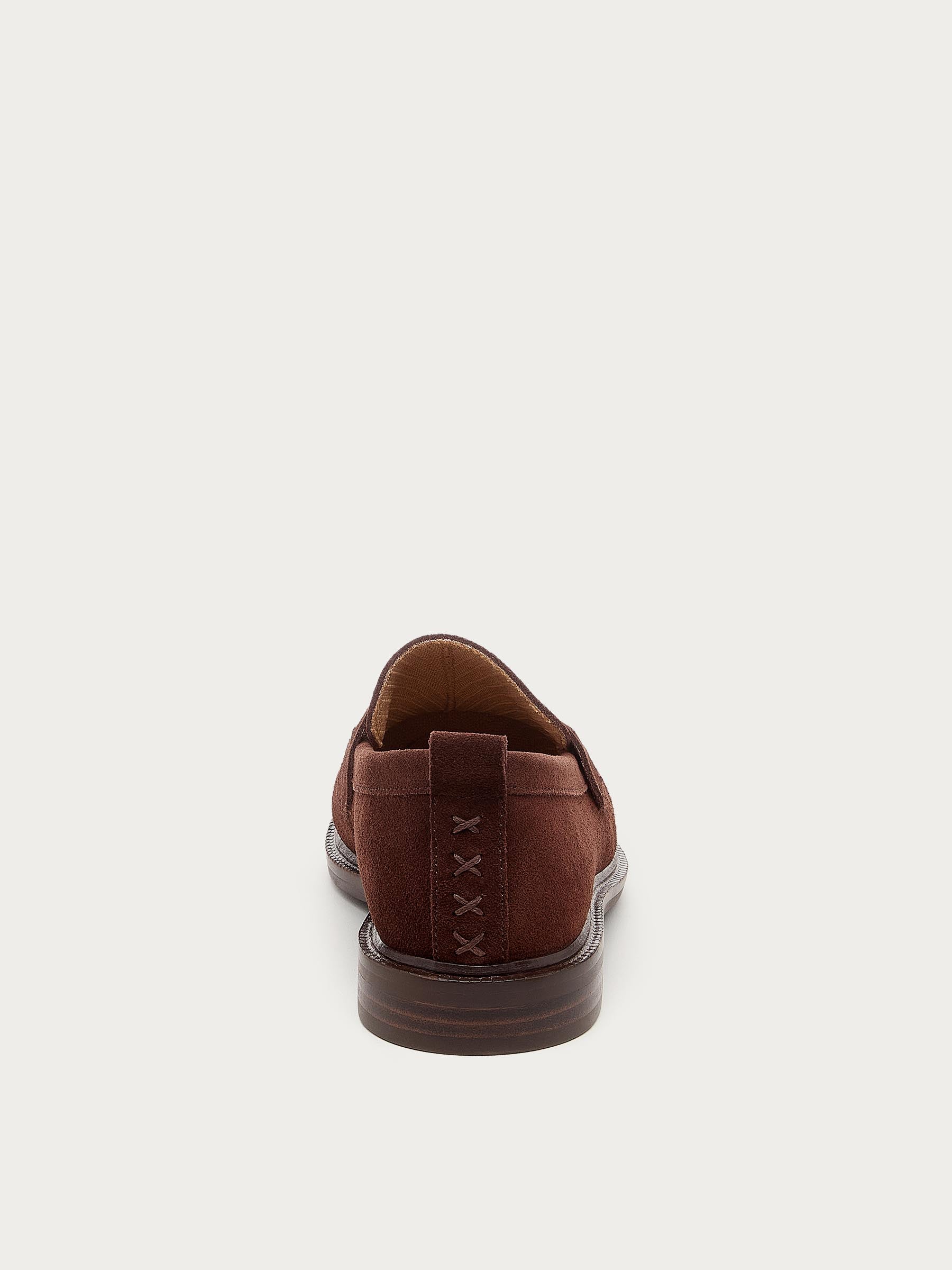 Lens Warm Brown Suede Loafer