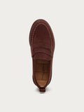 Lens Warm Brown Suede Loafer