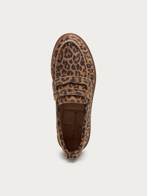 Lens Leopard Loafers