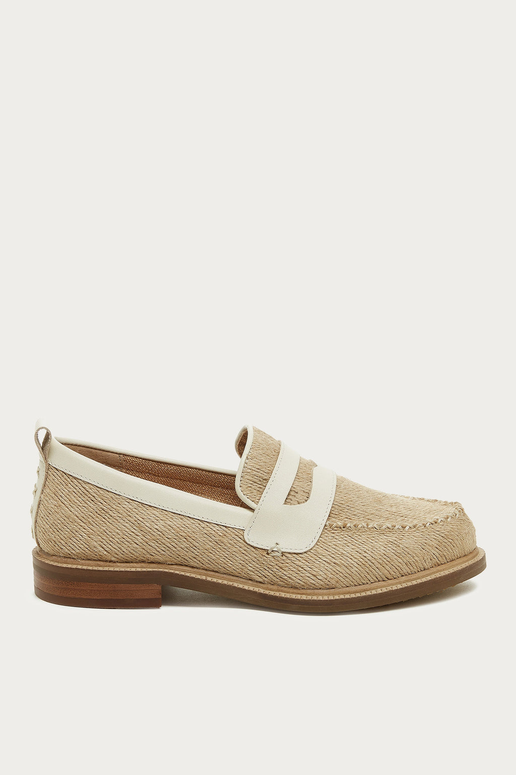 Lens Natural Jute Loafers