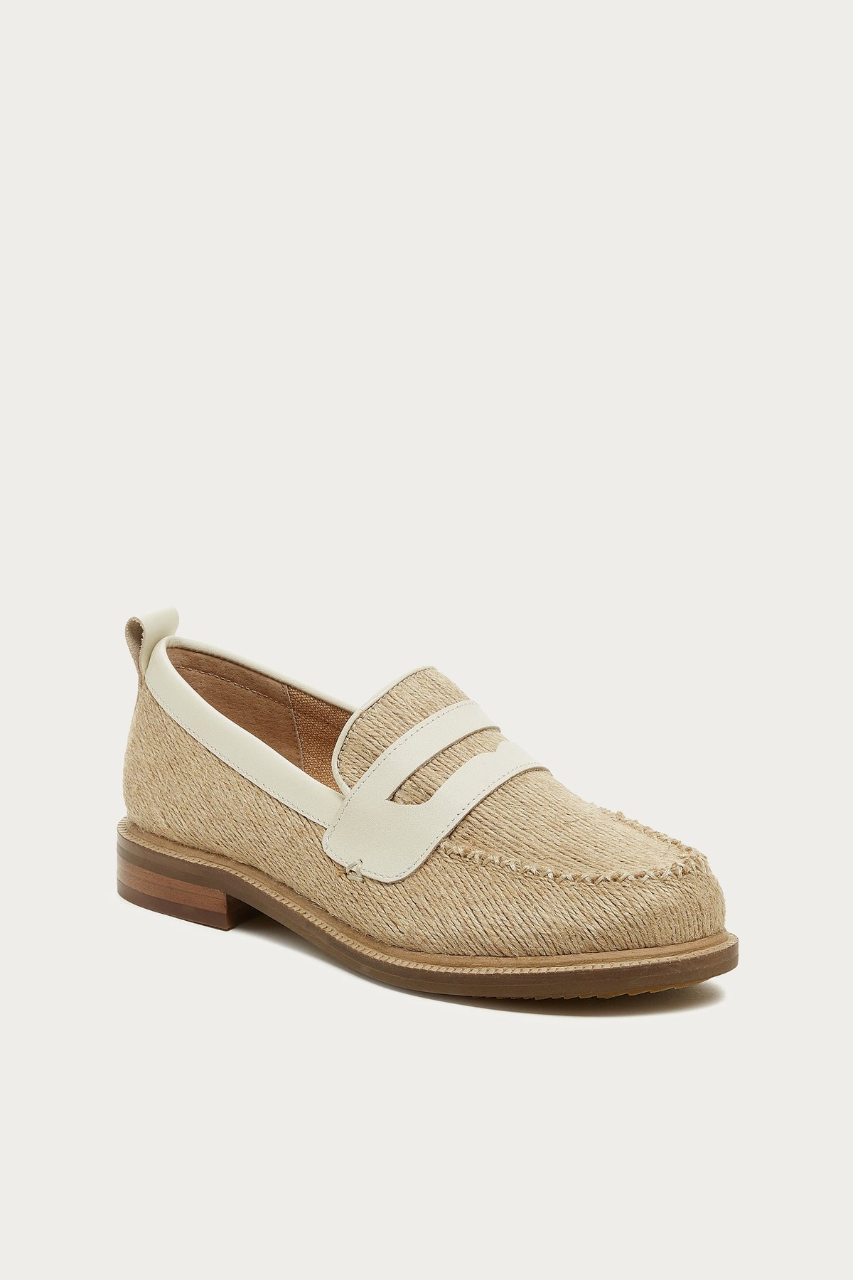 Lens Natural Jute Loafers