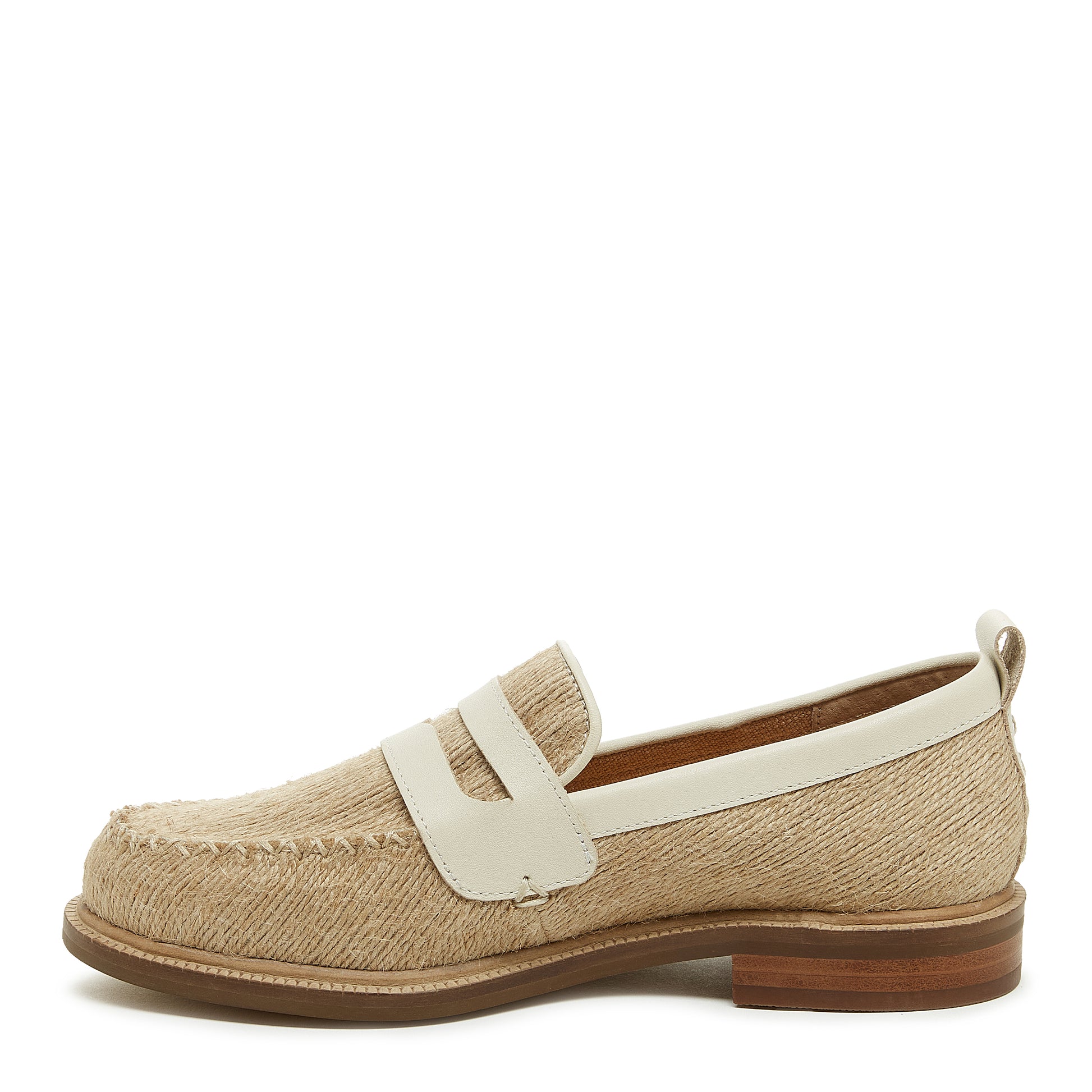 lens natural jute loafers, sole and heel construction detail, Kelsi Dagger Brooklyn