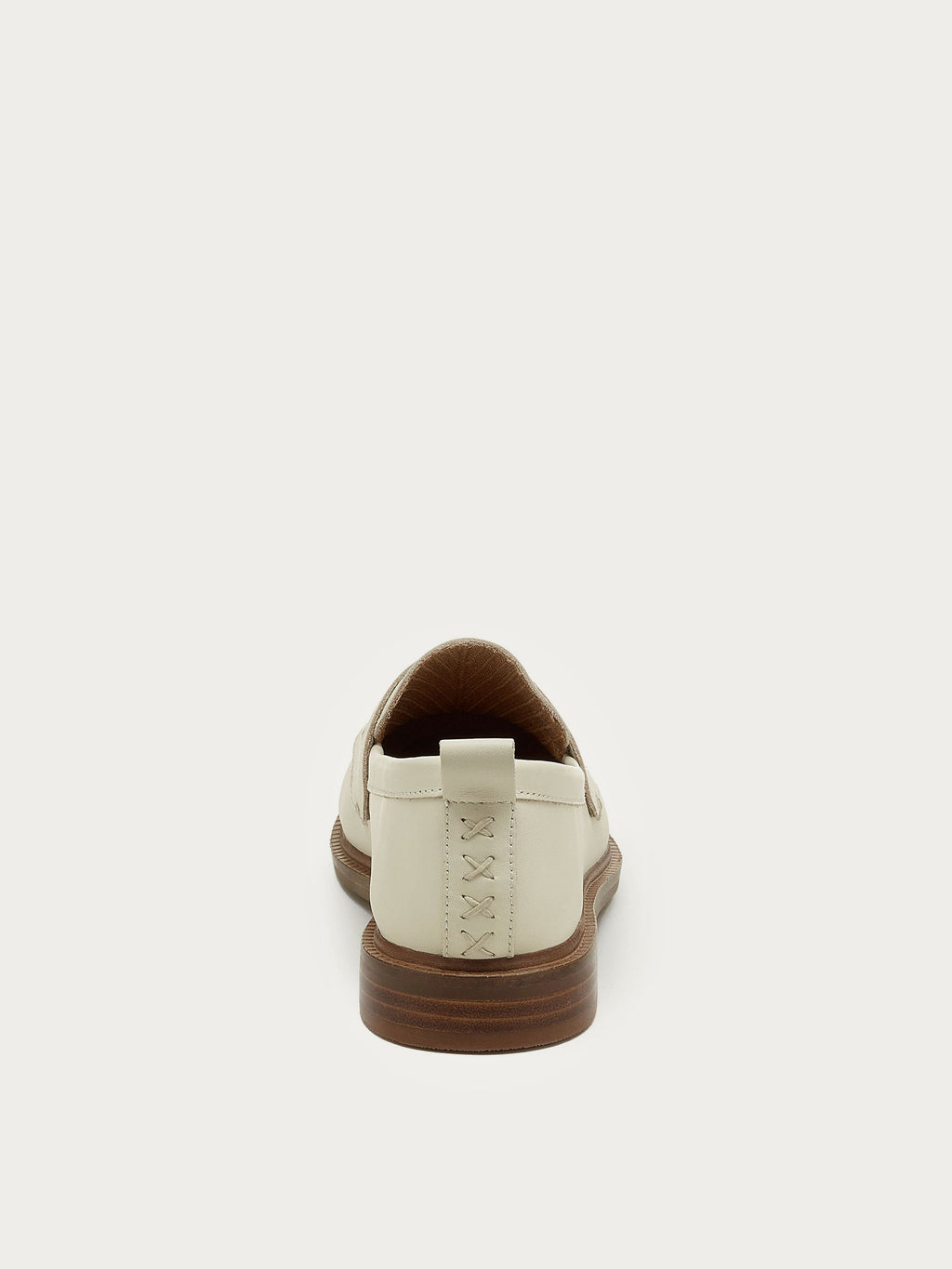 Lens Salt Natural Leather Loafers