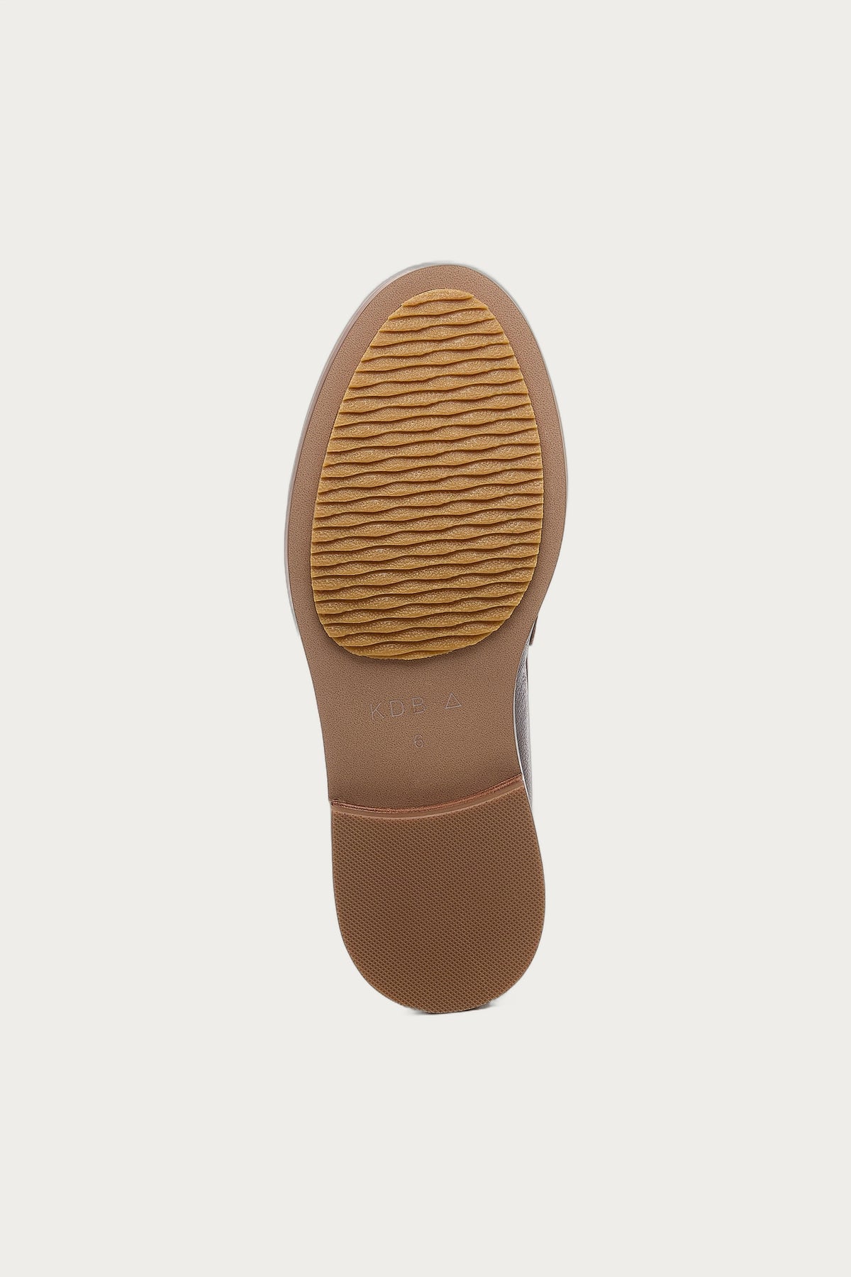 Lens Warm Brown Leather Loafers