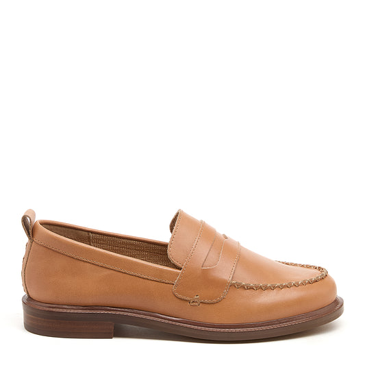 Kelsi Dagger Lens Cookie Dough Leather Loafers Women's