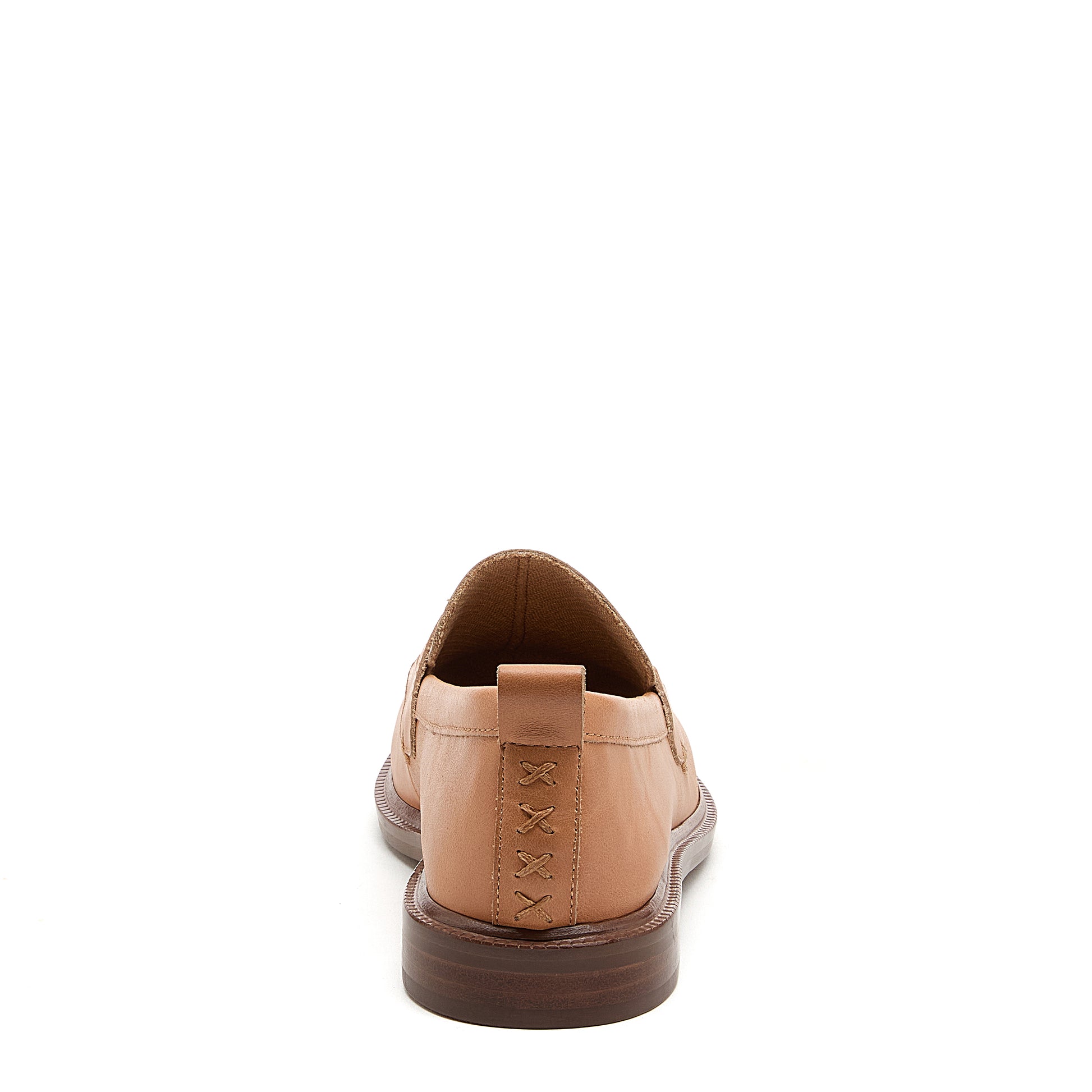 lens cookie dough leather loafers, sole and heel construction detail, Kelsi Dagger Brooklyn