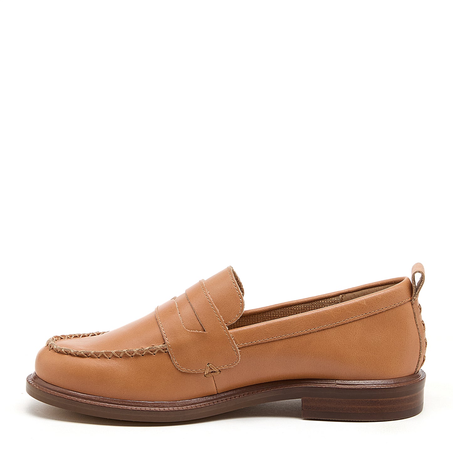 lens cookie dough leather loafers, interior comfort lining detail, Kelsi Dagger Brooklyn
