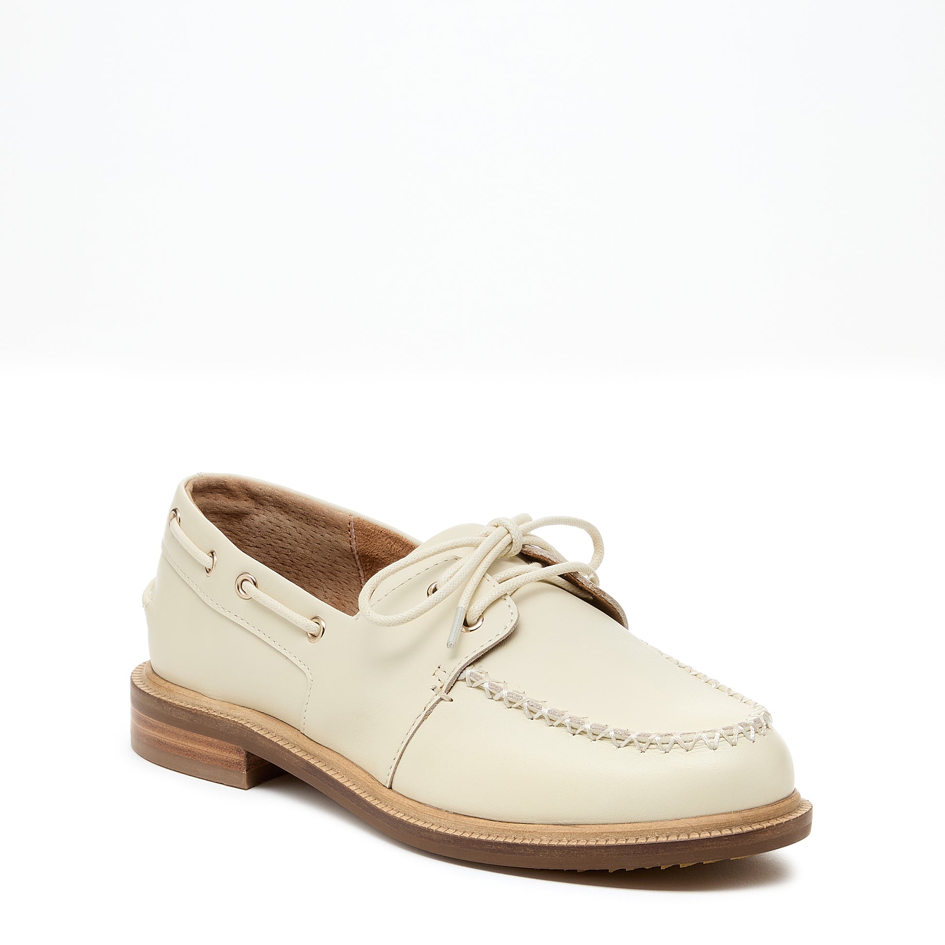 Kelsi Dagger Women's Linny Shell Leather Boat Shoes