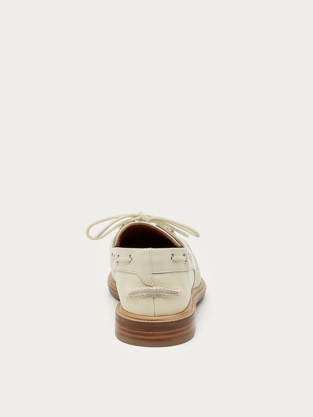 Linny Shell Leather Boat Shoe
