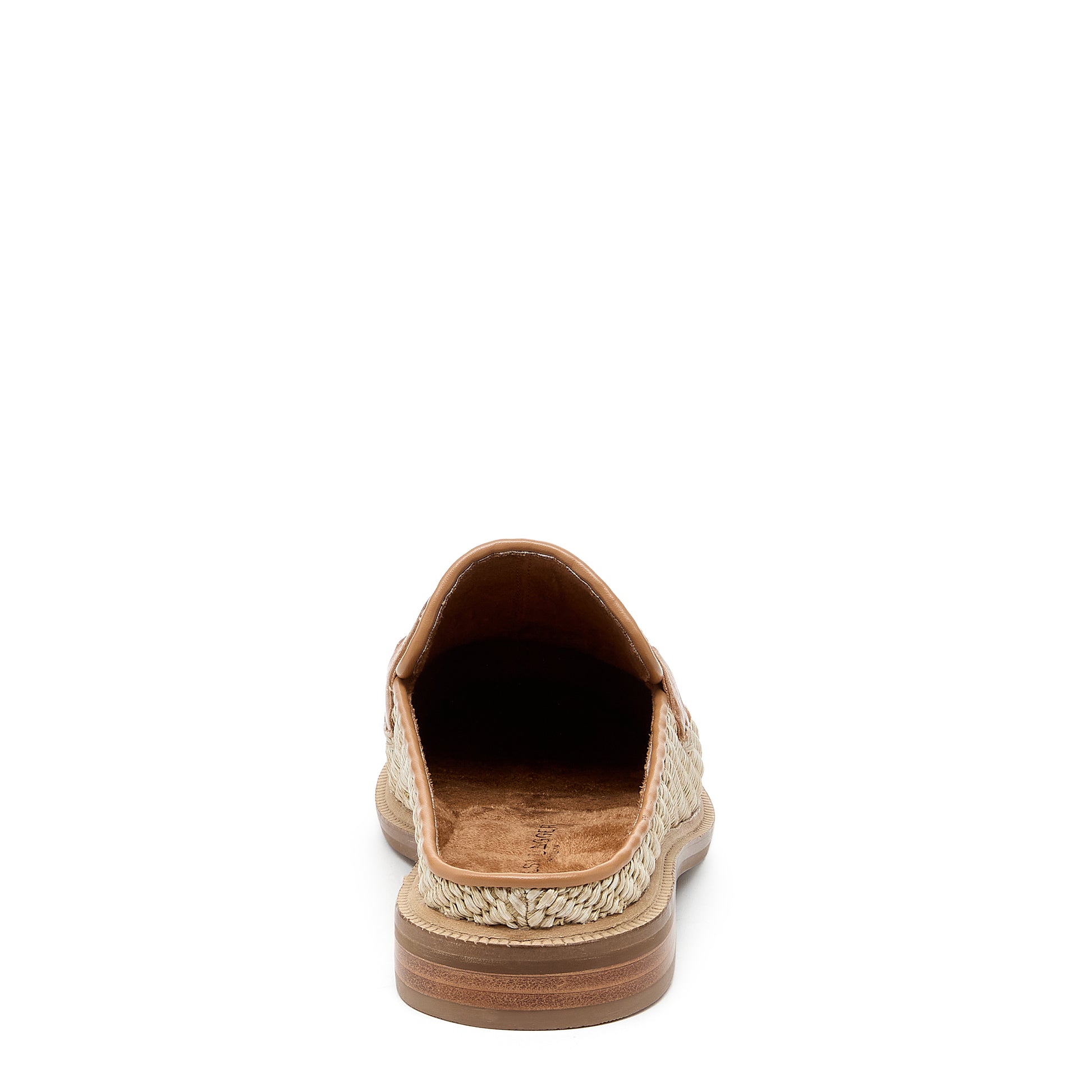 Lock Natural Raffia Loafer Mules - Women's Loafer Mule