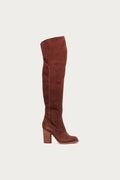 Logan Coffee Over The Knee Boots