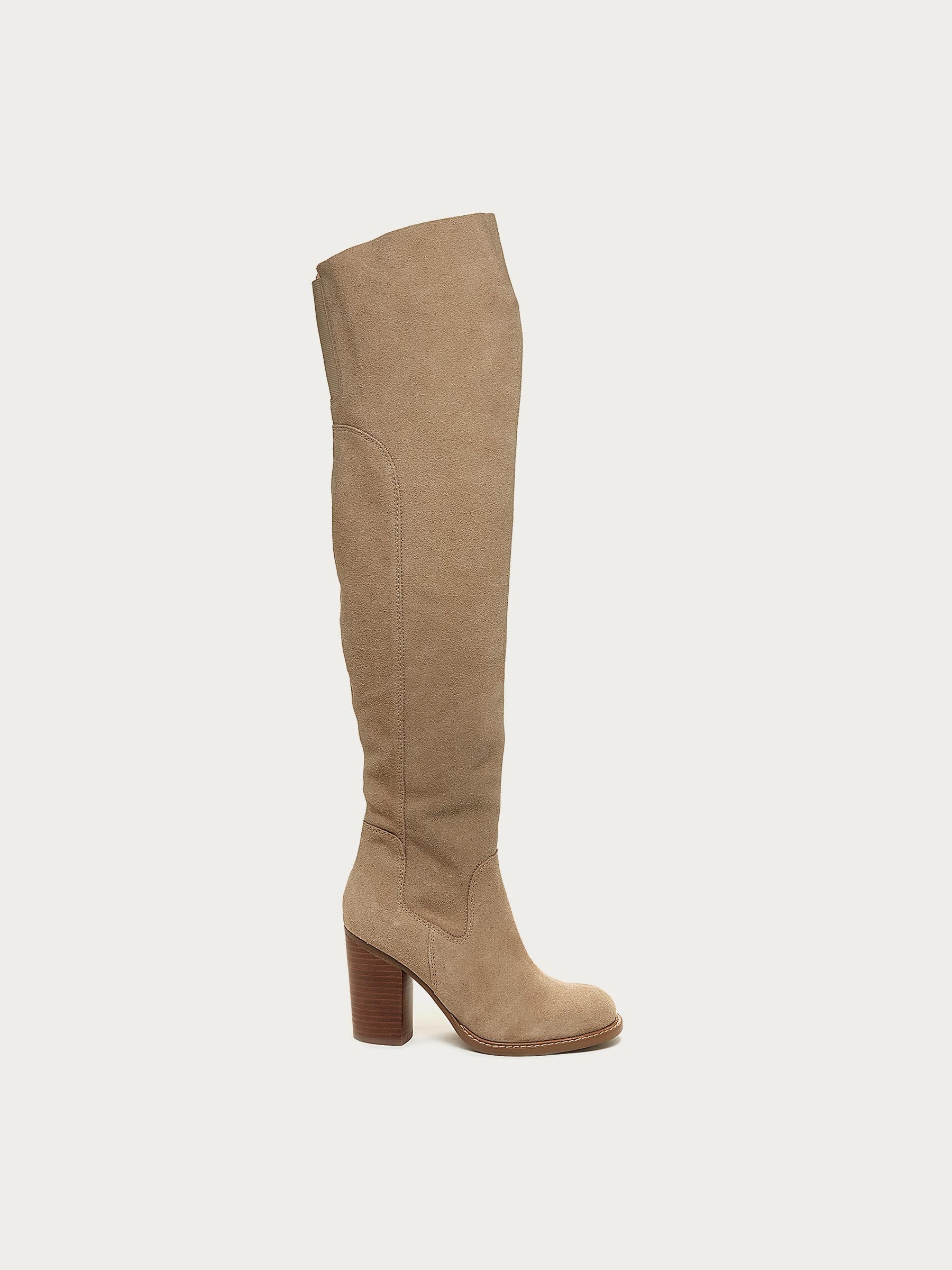 Logan Fawn Wide Calf Boots