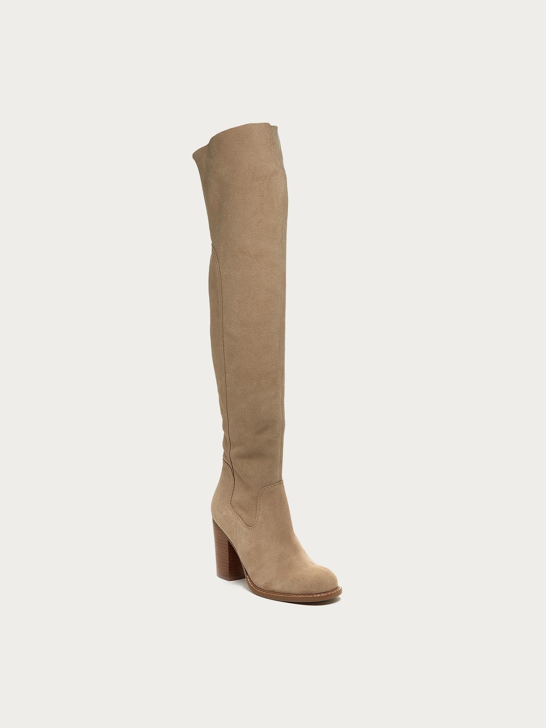 Logan Fawn Wide Calf Boots