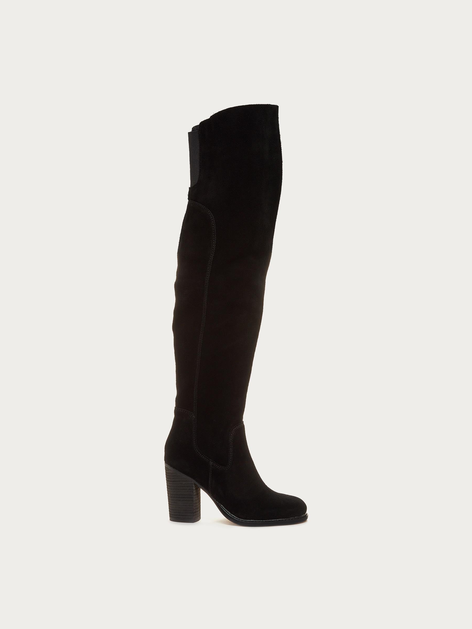 Logan Black Over The Knee Boots