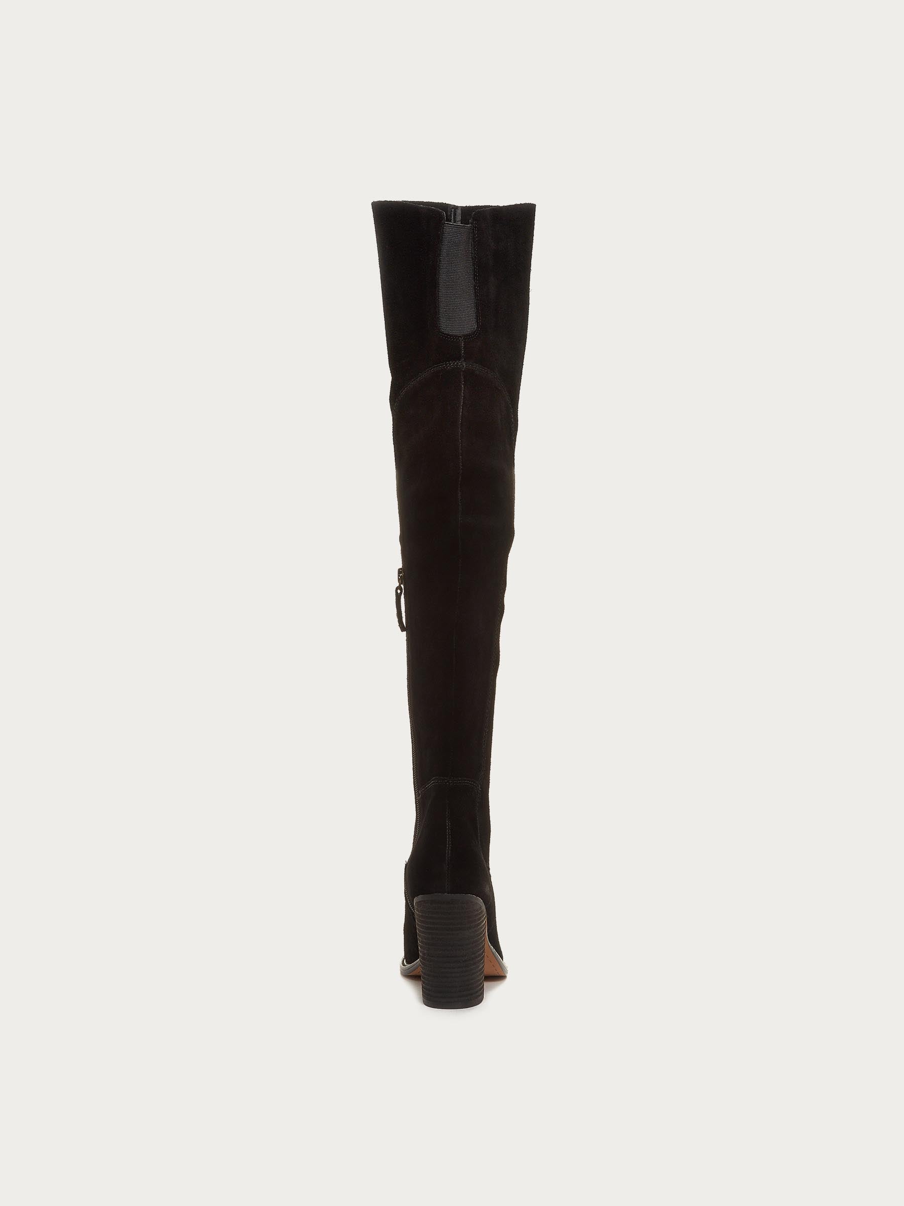 Logan Black Over The Knee Boots