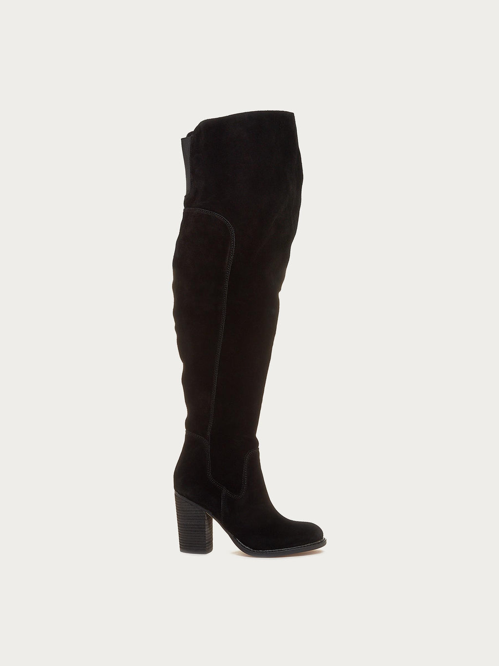 Logan Black Wide Calf Boots