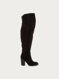 Logan Black Wide Calf Boots