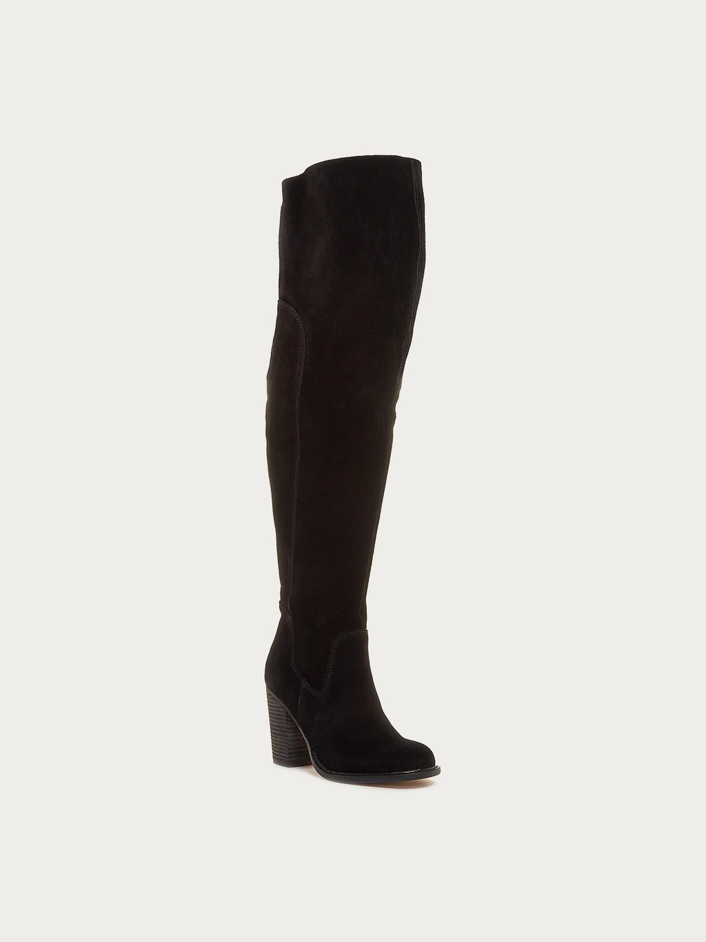 Logan Black Wide Calf Boots