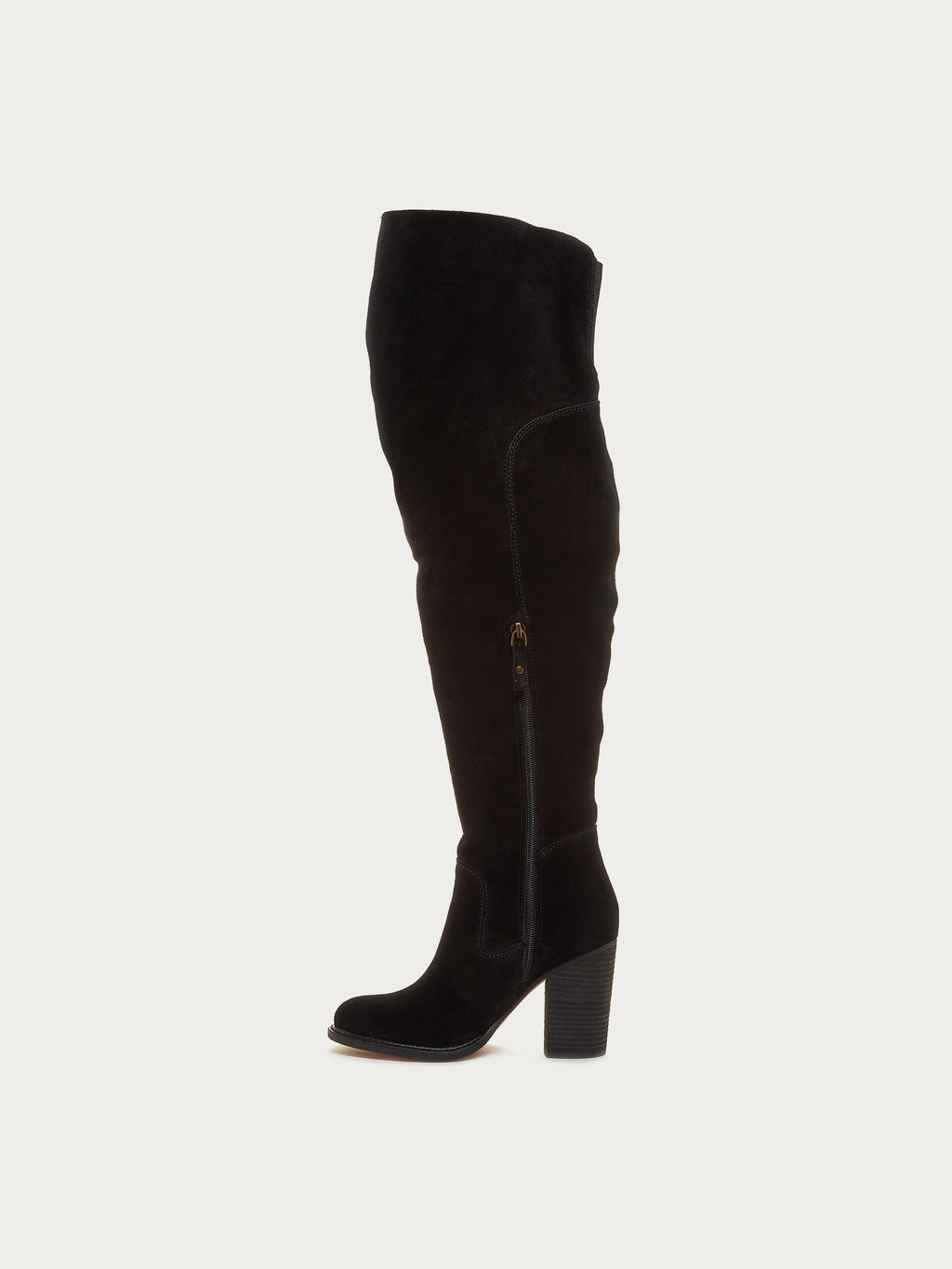 Logan Black Wide Calf Boots