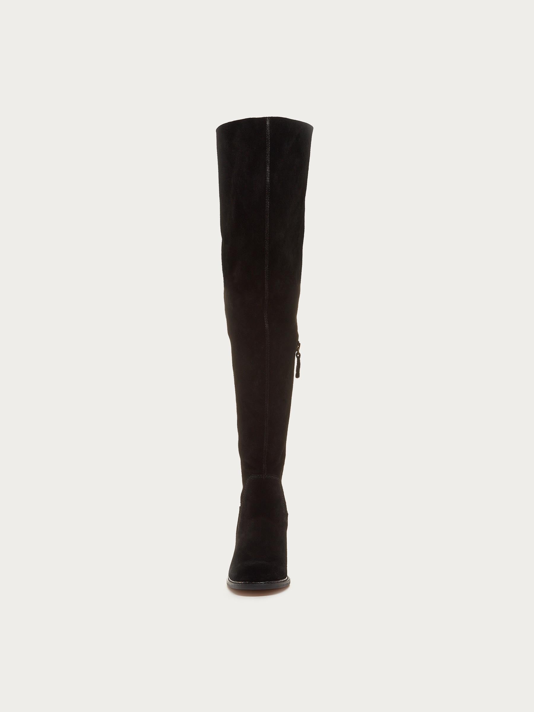 Logan Black Wide Calf Boots