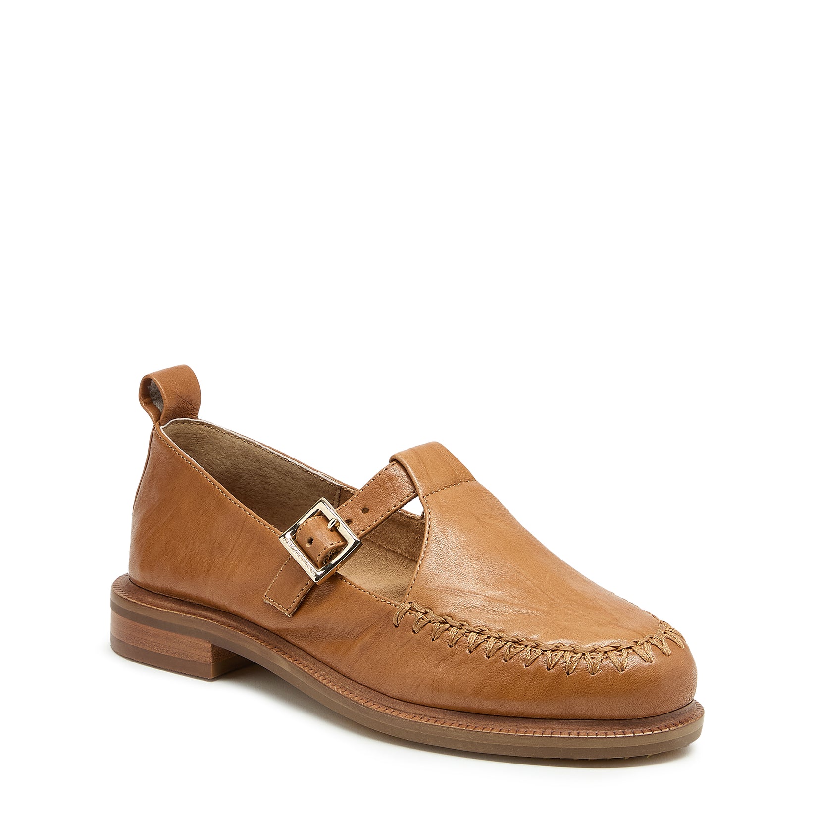 KANDINI T-Strap Maryjane Loafer - Lemon
