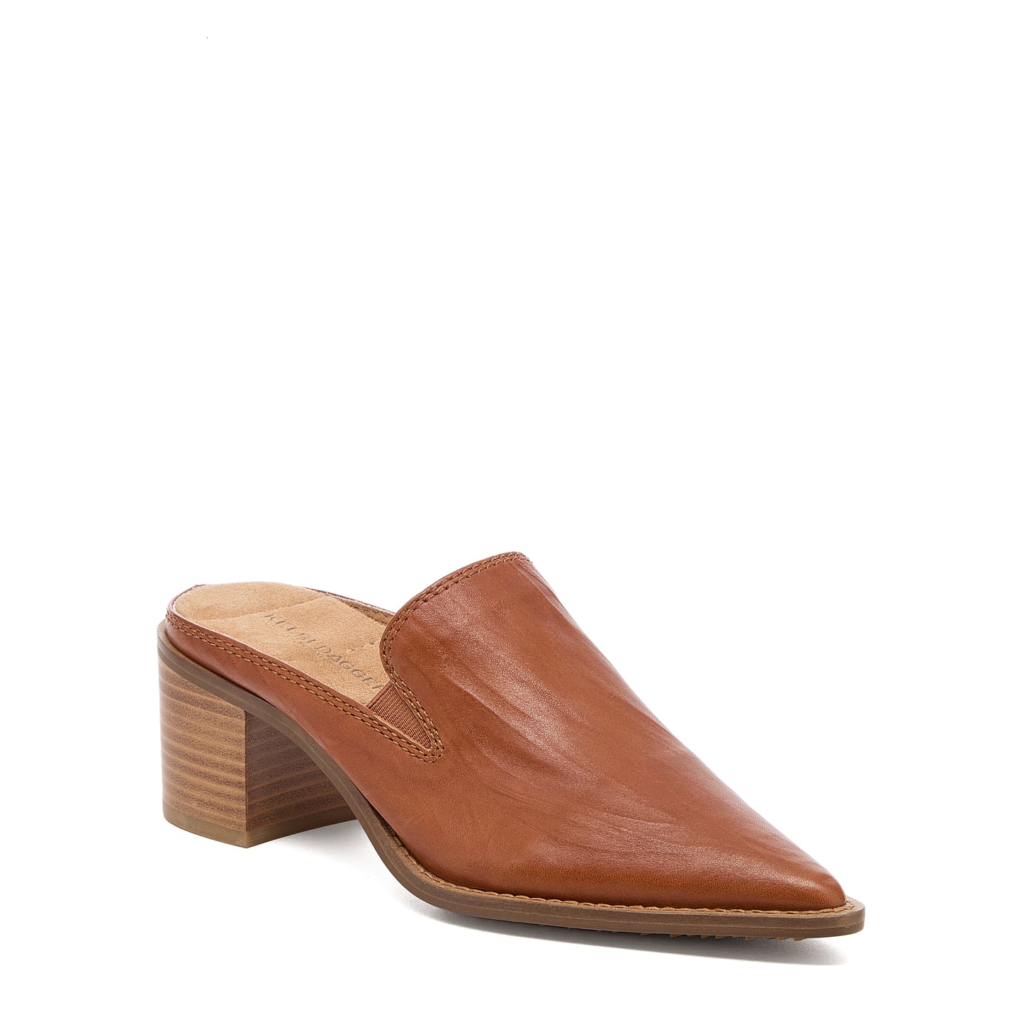 Mason Burnt Cognac Pointed Toe Mules
