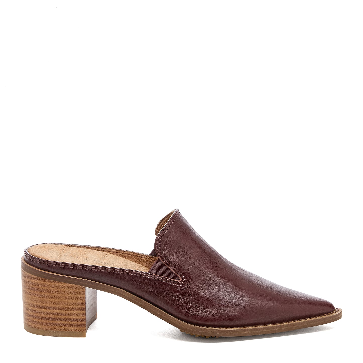 Mason Warm Brown Pointed Toe Mules