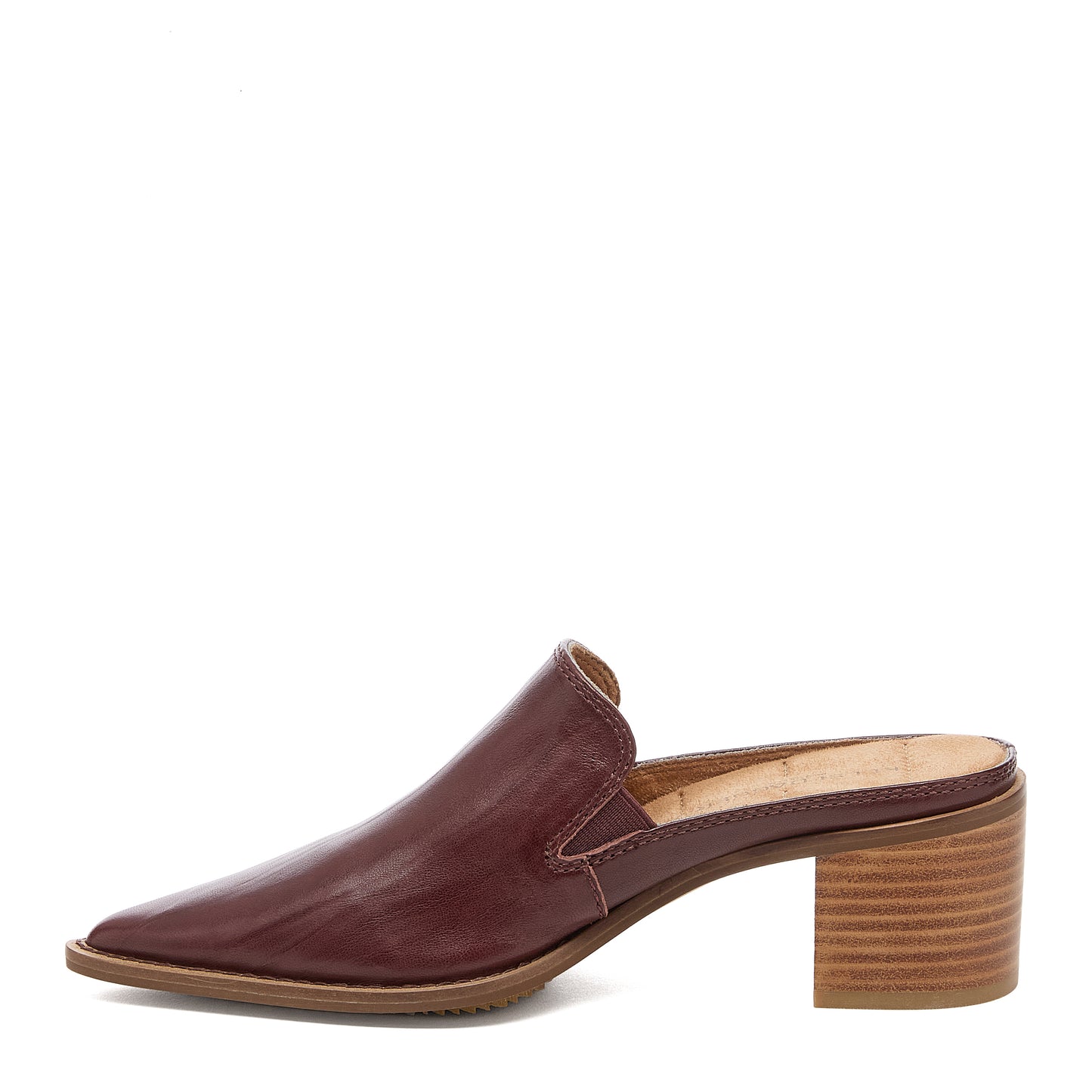 Mason Warm Brown Pointed Toe Mules