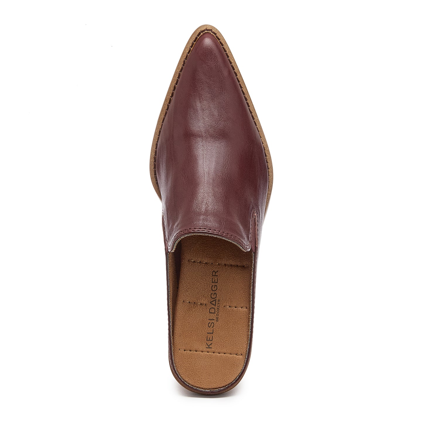 Mason Warm Brown Pointed Toe Mules