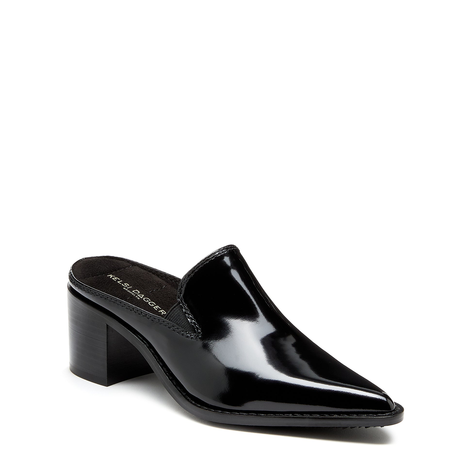 Kelsi Dagger Brooklyn Women’s Mason Black Pointed Toe Mules