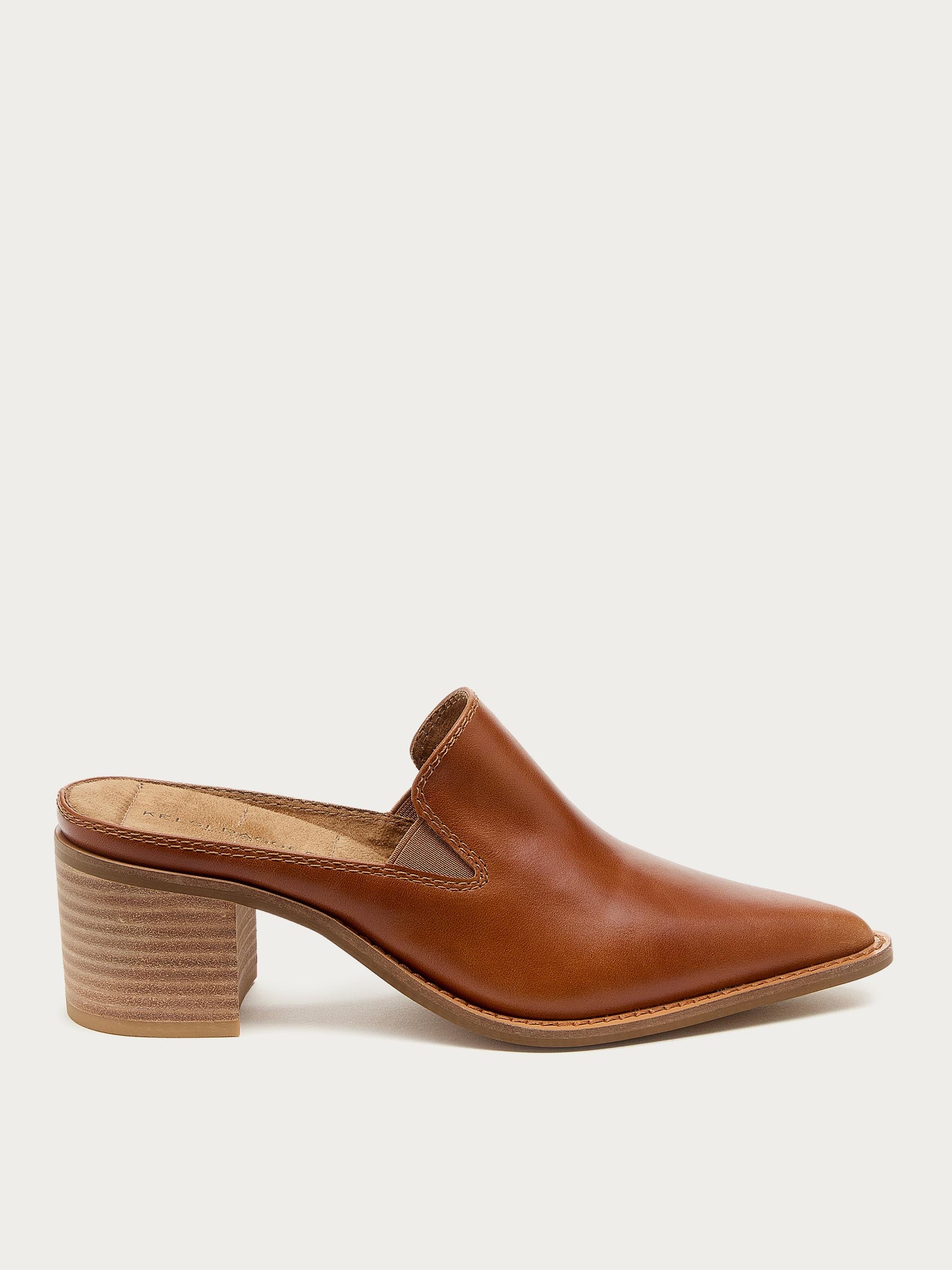 Mason Caramel Pointed Toe Mules