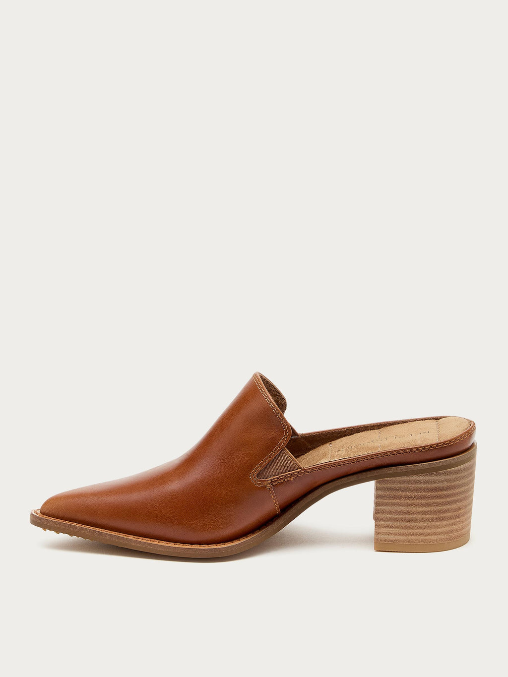 Mason Caramel Pointed Toe Mules