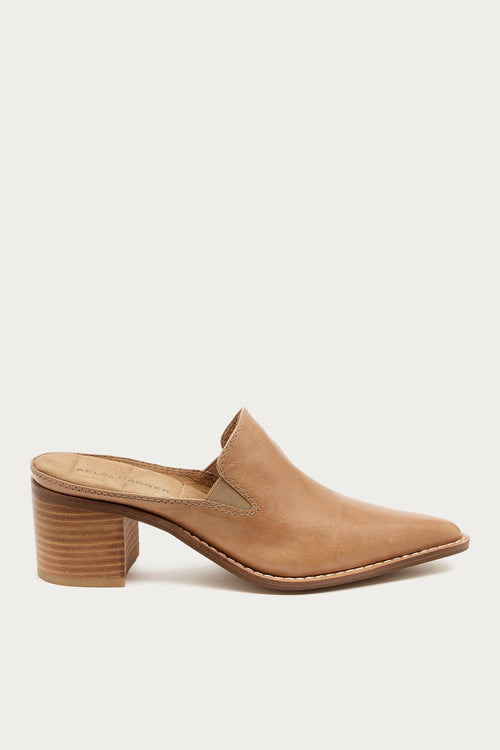 Mason Bison Pointed Toe Mules