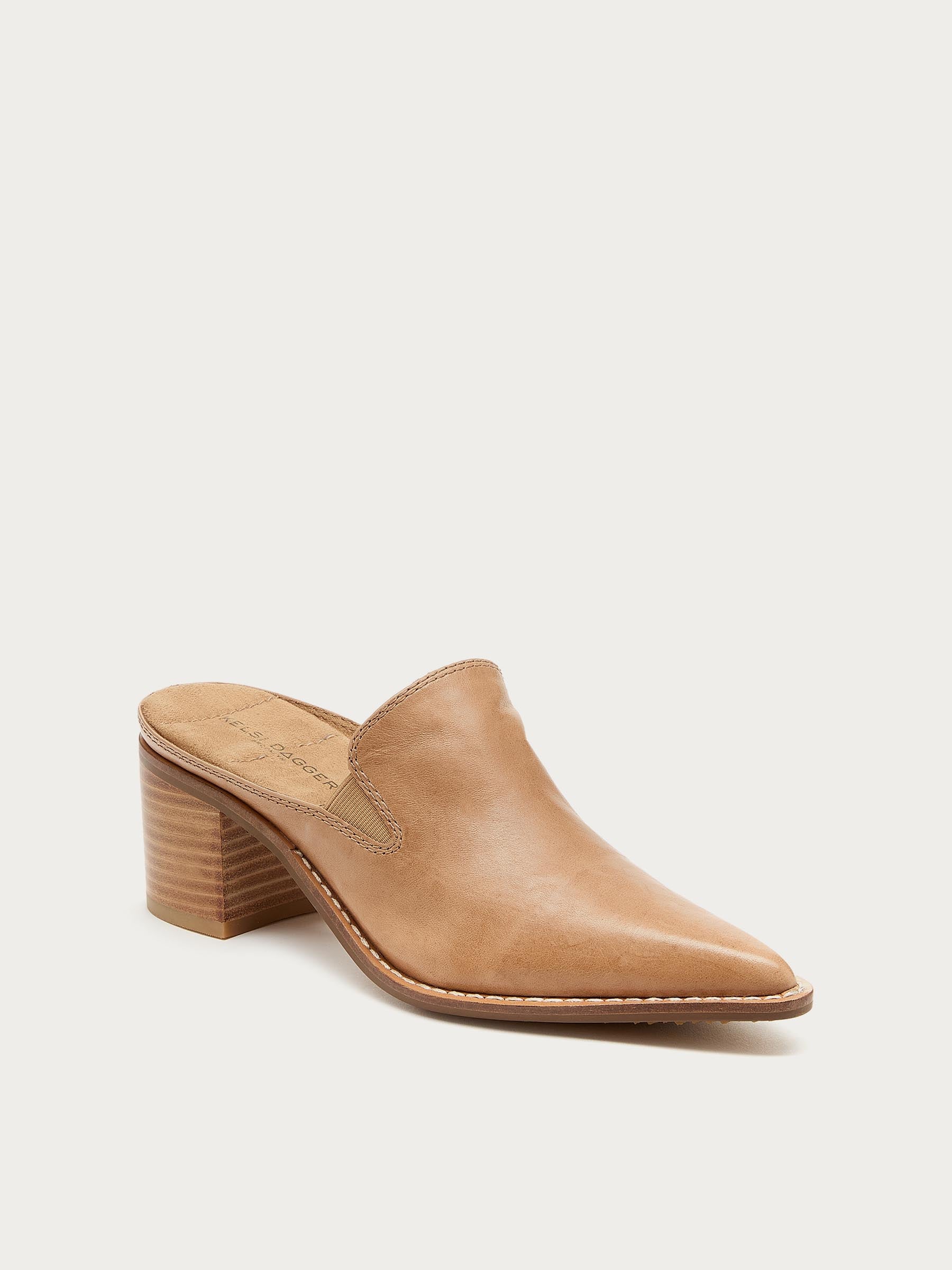 Mason Bison Pointed Toe Mules