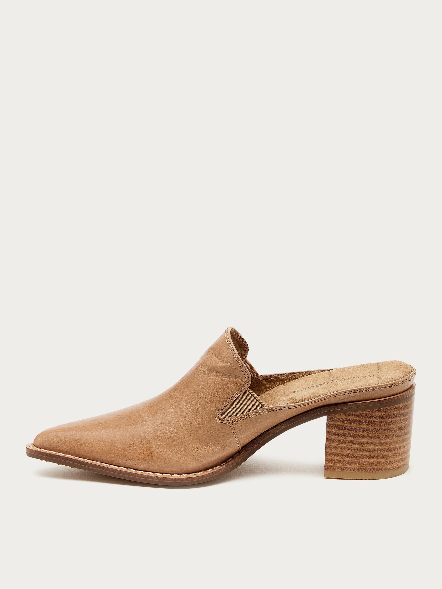 Mason Bison Pointed Toe Mules
