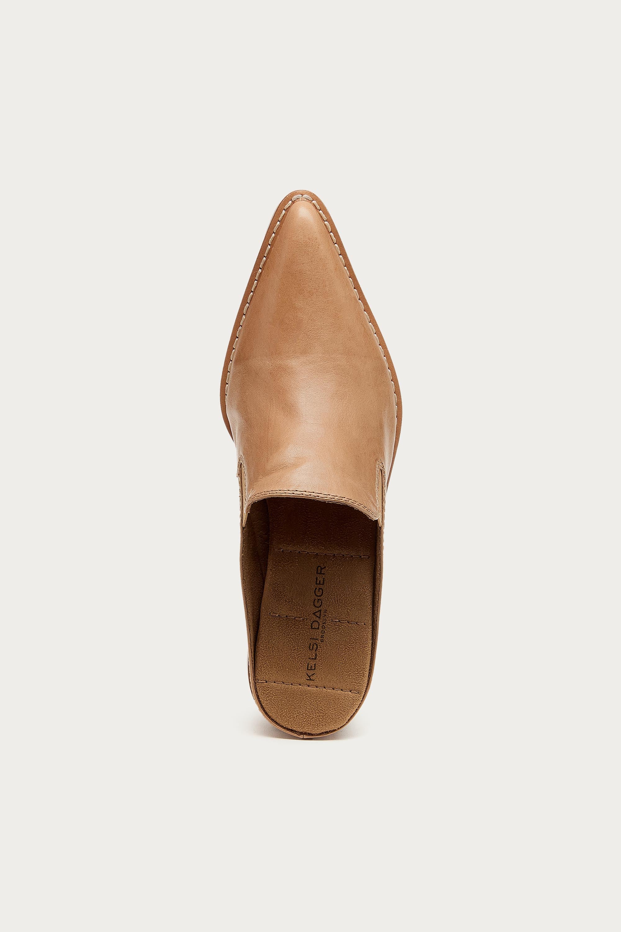 Mason Bison Pointed Toe Mules