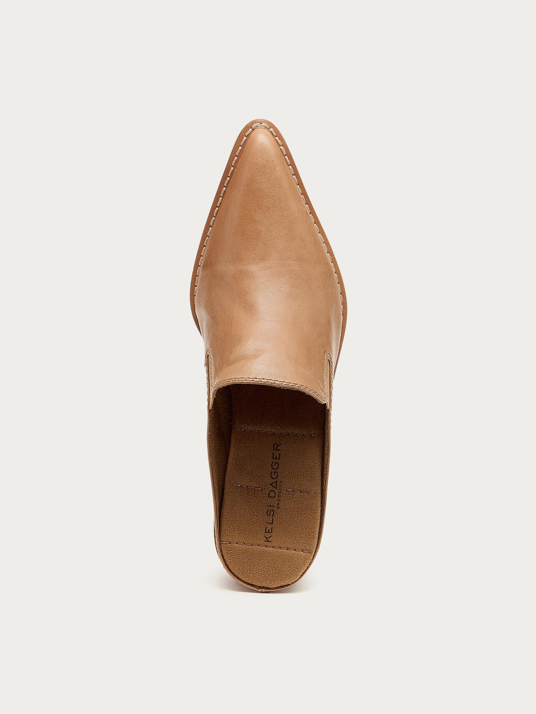 Mason Bison Pointed Toe Mules