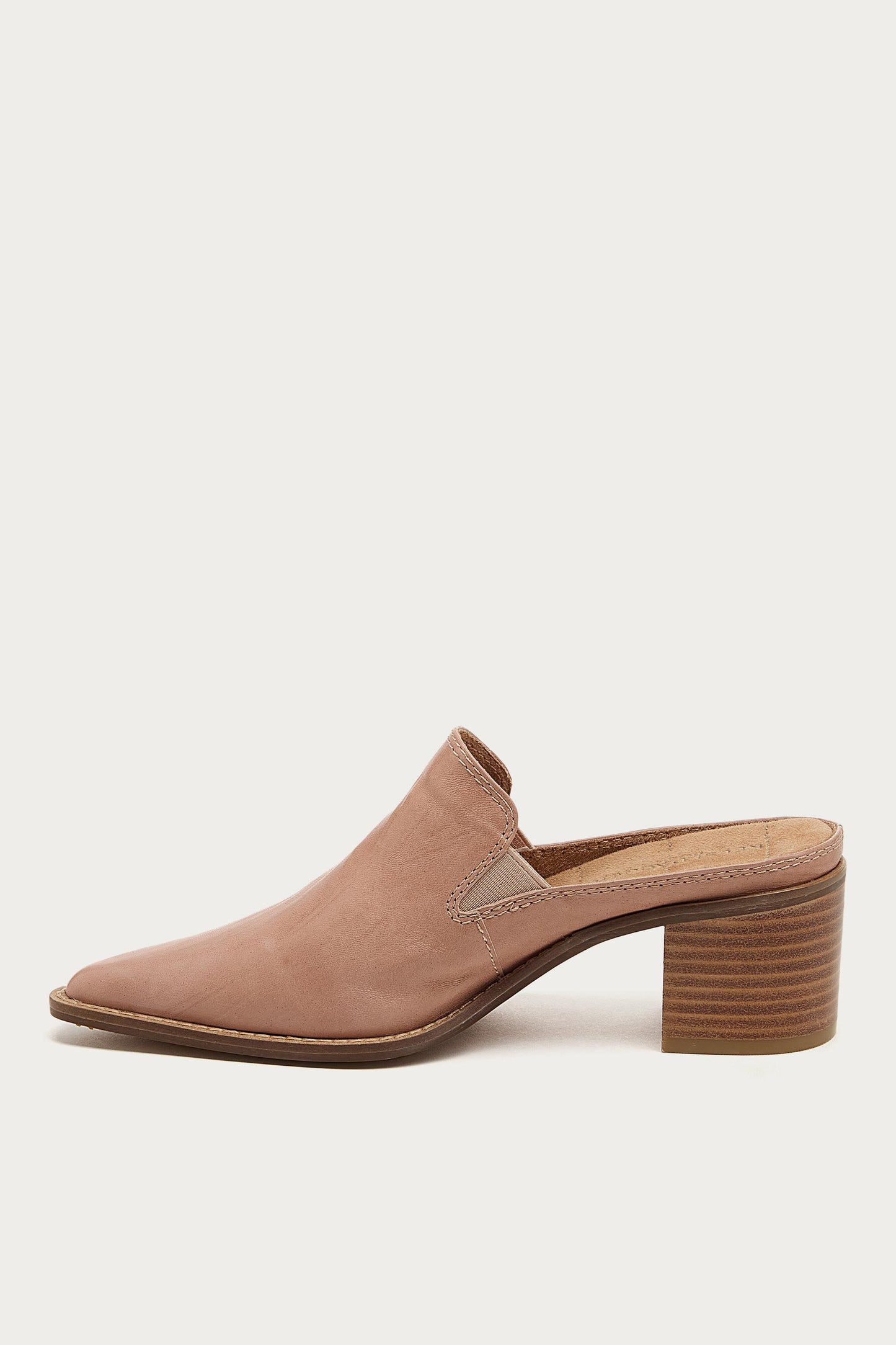 Mason Pale Pink Pointed Toe Mules